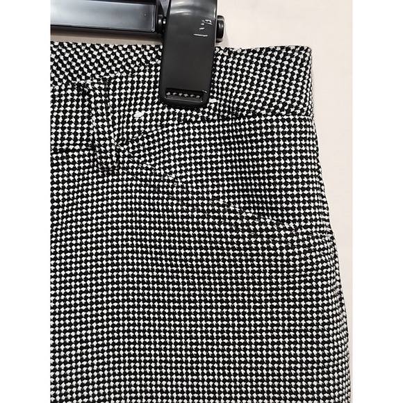 Calvin Klein Pants Womens Size 10, Black/White Dotted, 4 Pocket, Belt Loops - Picture 6 of 10